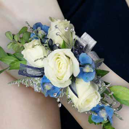 White Rose Wristlet | Floral Express Little Rock