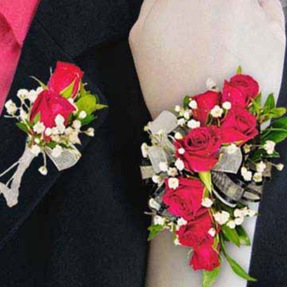 Red & Black Prom Set | Floral Express Little Rock