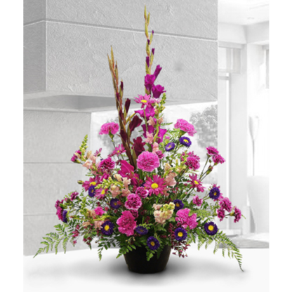Fuchsia & Purple A-Line