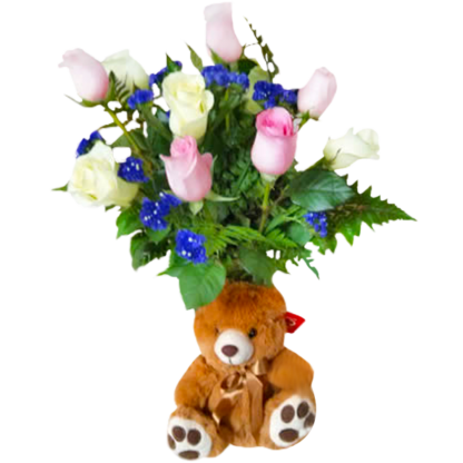 Beary Nice Roses