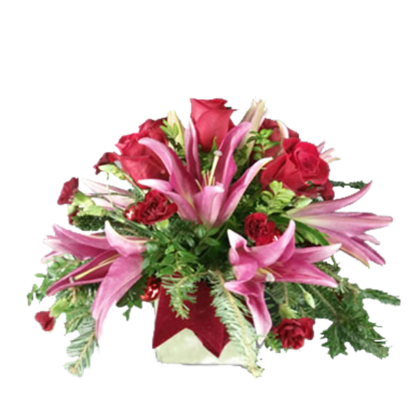 Pink & Red Christmas | Floral Express Little Rock