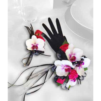 Wristlet Set- Orchids & Roses