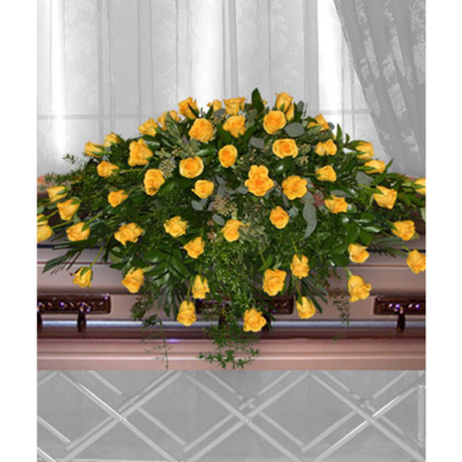 Yellow Rose Casket Spray | Floral Express Little Rock