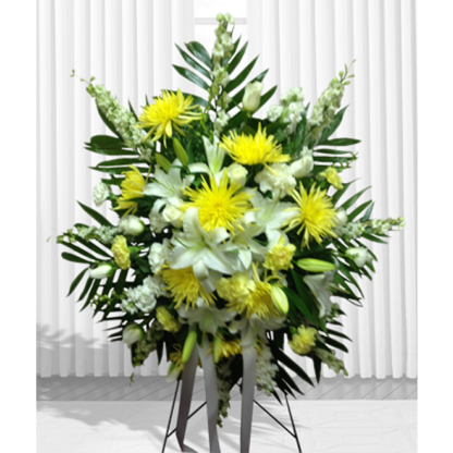 Yellow And White Easel