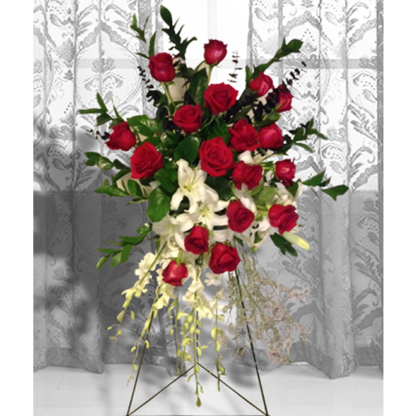 Roses & Lilies Sympathy | Floral Express Little Rock