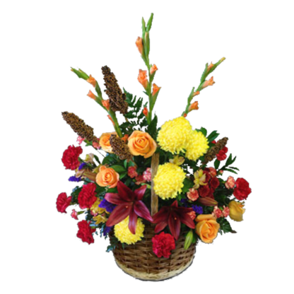 Autumn Blooms Basket
