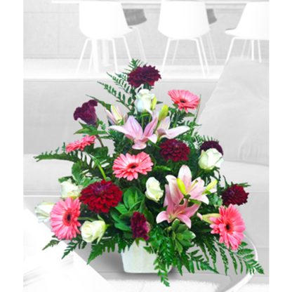 Burgundy and Pink Sympathy | Floral Express Little Rock