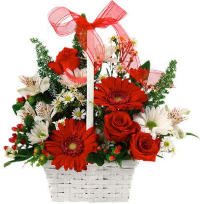 Red & White Delight | Floral Express Little Rock